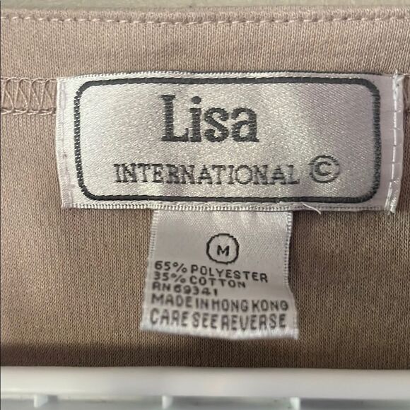 Lisa International T-Shirt with Monkey Embroidery - Picture 5 of 5